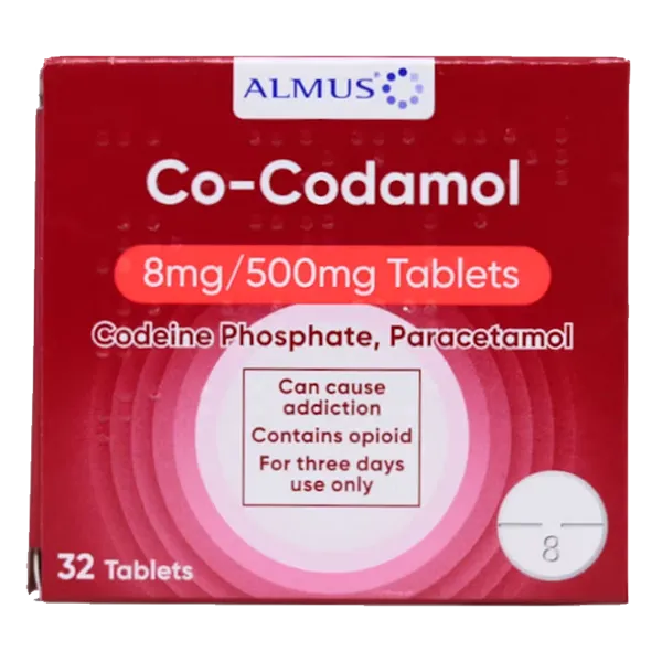 Almus Co-Codamol 8/500mg Tablets Pack of 32