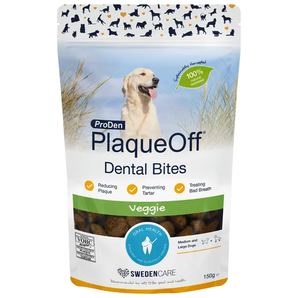 ProDen PlaqueOff Dental Bites for Medium and Large Dogs 150g