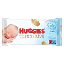 Huggies Extra Care Sensitive Baby Wipes Pack of 56