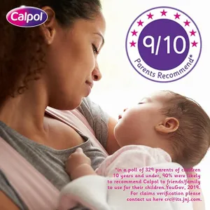 Calpol Sugar Free Infant Suspension Sachets Strawberry Flavour 2+ Months 20 x 5ml