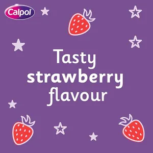 Calpol Sugar Free Infant Suspension Sachets Strawberry Flavour 2+ Months 20 x 5ml