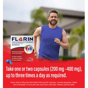 Flarin Joint & Muscular Pain Relief Soft Capsules Pack of 16