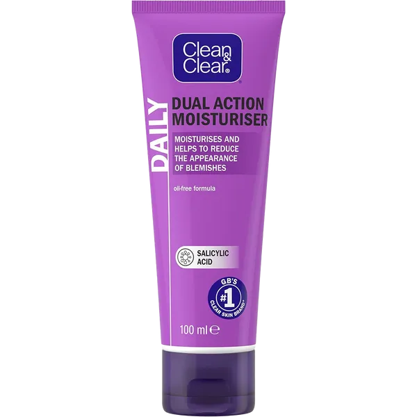 Clean & Clear Dual Action Oil-Free Moisturiser 100ml