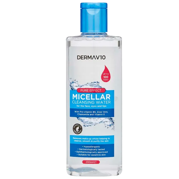 Derma V10 Pure Effect Micellar Cleansing Water 200ml