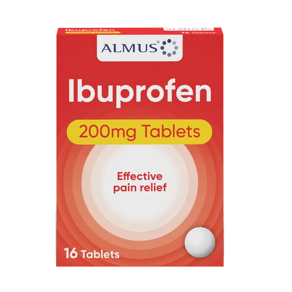 Almus Ibuprofen 200mg Tablets Pack of 16