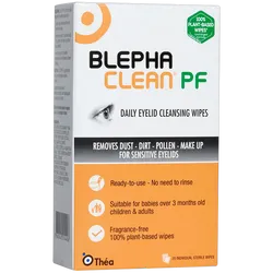 Blephaclean Daily Eyelid Cleansing Wipes Plastic Free Pack of 20