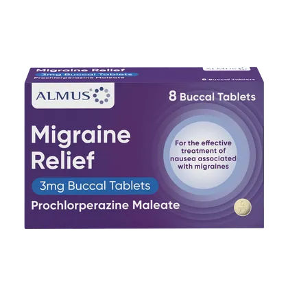 Almus Migraine Relief 3mg Tabs Pack of 8