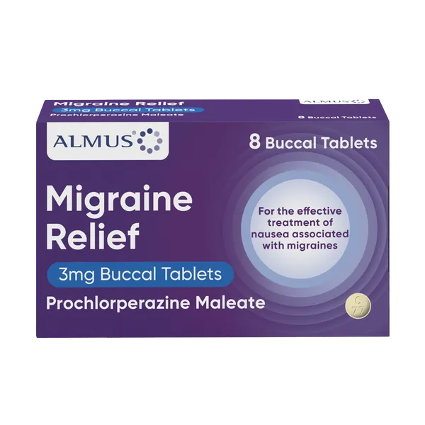 Almus Migraine Relief 3mg Tabs Pack of 8