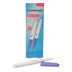 Clear & Simple Midstream Pregnancy Test Pack of 2