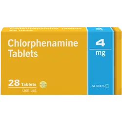 Almus Chlorphenamine 4mg Tablets Pack of 28
