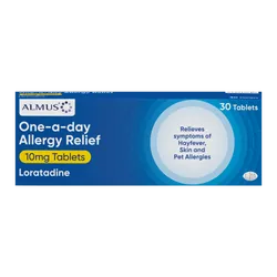 Almus One-A-Day Allergy Relief 10mg Tablets Pack of 30