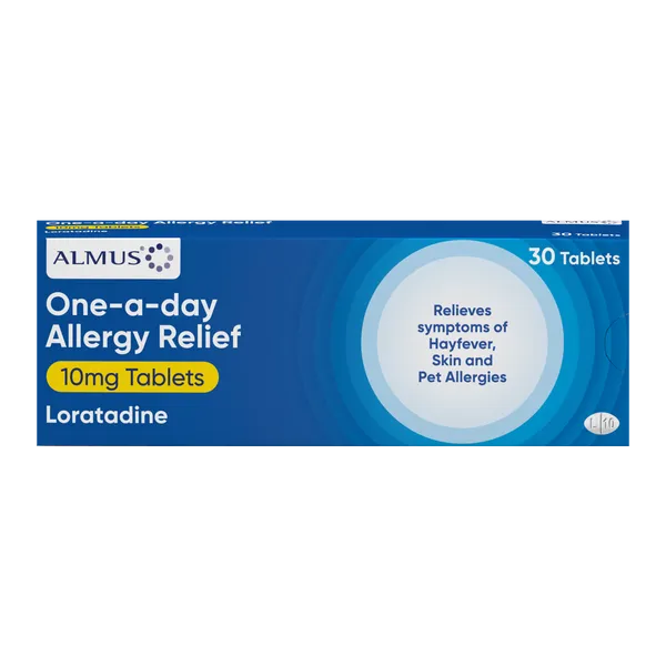 Almus One-A-Day Allergy Relief 10mg Tablets Pack of 30