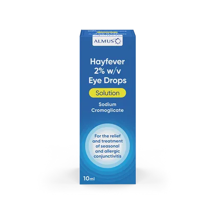 Almus Hayfever 2% Sodium Cromoglicate Eye Drops 10ml