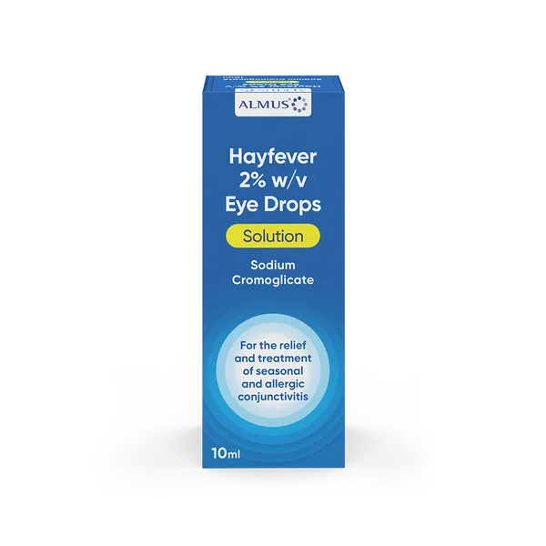 Almus Hayfever 2% Sodium Cromoglicate Eye Drops 10ml