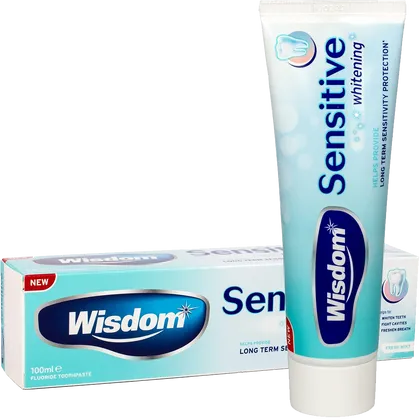Wisdom Sensitive + Whitening Toothpaste 100ml