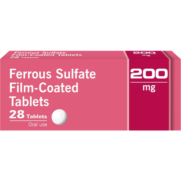 Almus Ferrous Sulphate 200mg Tablets Pack of 28