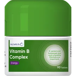 Almus Vitamin B Complex Supplement Tablets Pack of 90