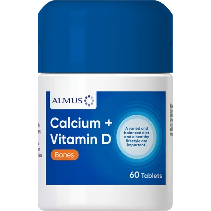 Almus Calcium & Vitamin D Tablets Pack of 60