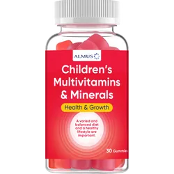 Almus Child Multivitamins & Minerals Strawberry Gummies Pack of 30