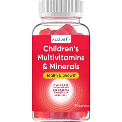 Almus Child Multivitamins & Minerals Strawberry Gummies Pack of 30