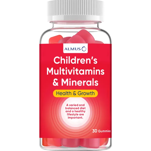 Almus Child Multivitamins & Minerals Strawberry Gummies Pack of 30