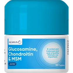 Almus Glucosamine, Chondroitin & MSM Tablets Pack of 30