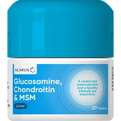 Almus Glucosamine, Chondroitin & MSM Tablets Pack of 30