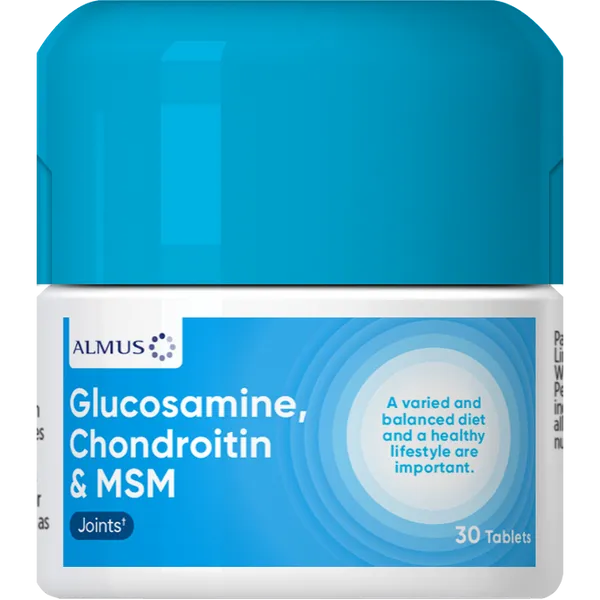 Almus Glucosamine, Chondroitin & MSM Tablets Pack of 30