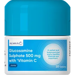 Almus Glucosamine Sulphate 500mg & Vitamin C Tablets Pack of 30
