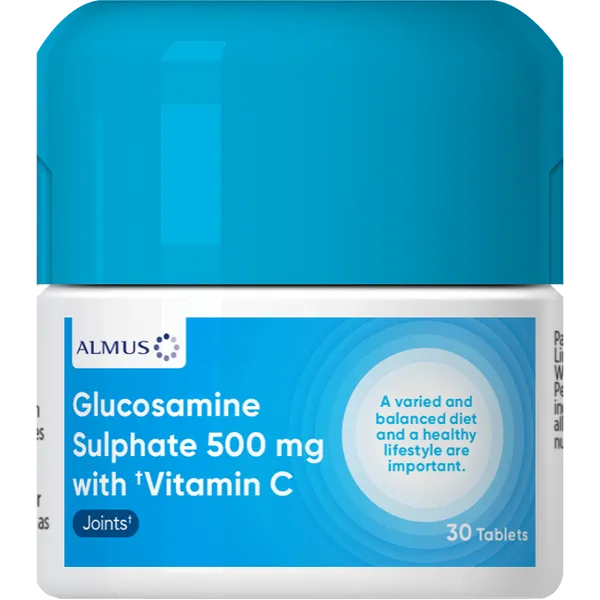 Almus Glucosamine Sulphate 500mg & Vitamin C Tablets Pack of 30