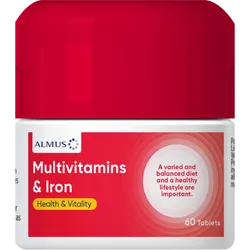 Almus Multivitamin & Iron Tablets Pack of 60
