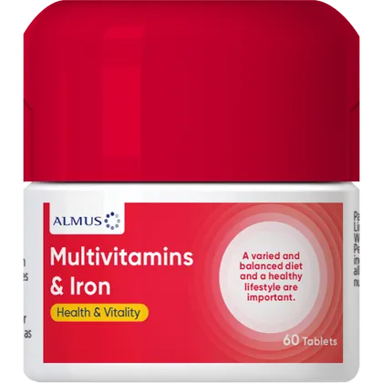 Almus Multivitamin & Iron Tablets Pack of 60