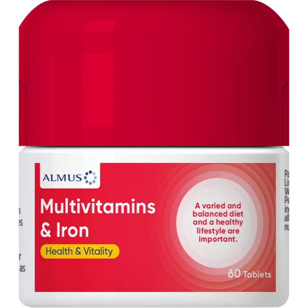 Almus Multivitamin & Iron Tablets Pack of 60