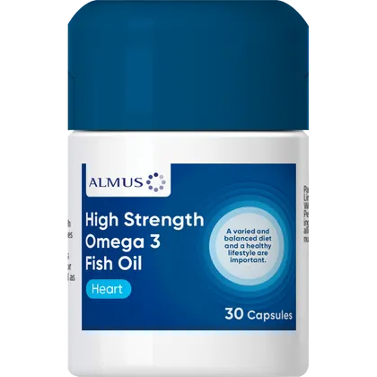 Almus Omega 3 High Strength 1000mg Capsules Pack of 30