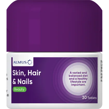 Almus Skin, Hair & Nails Vitamin Tablets Pack of 30