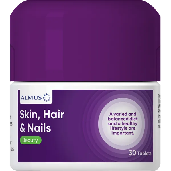 Almus Skin, Hair & Nails Vitamin Tablets Pack of 30