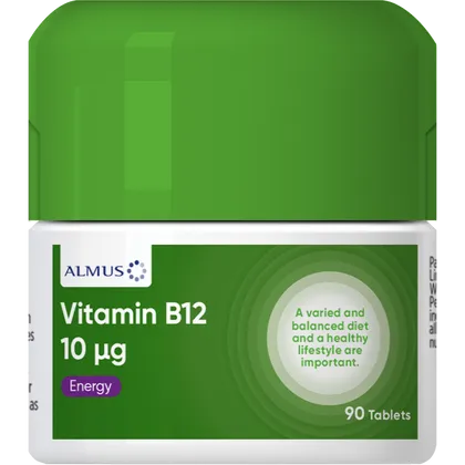 Almus Vitamin B12 10ug Tablets Pack of 90