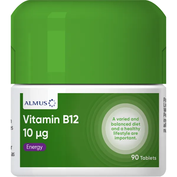 Almus Vitamin B12 10ug Tablets Pack of 90