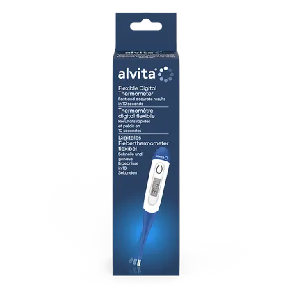 Alvita Digital Thermometer Flexi Tip