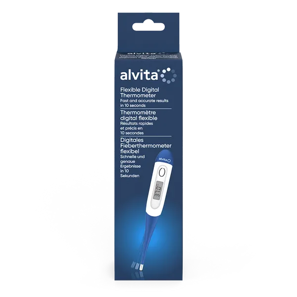 Alvita Digital Thermometer Flexi Tip