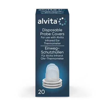 Alvita Disposable Probe Covers For Alvita Infrared Ear Thermometer Pack of 20