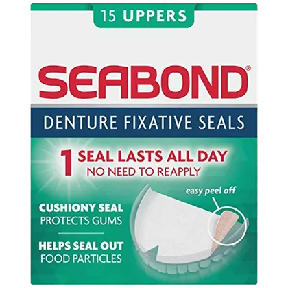 Seabond Original Upper Denture Fixatives Pack of 15