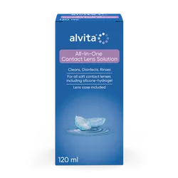 Alvita All-In-One Contact Lens Solution 120ml