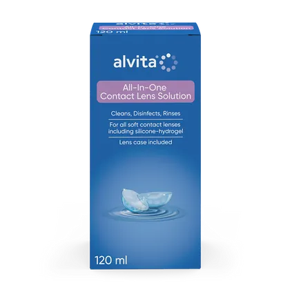 Alvita All-In-One Contact Lens Solution 120ml