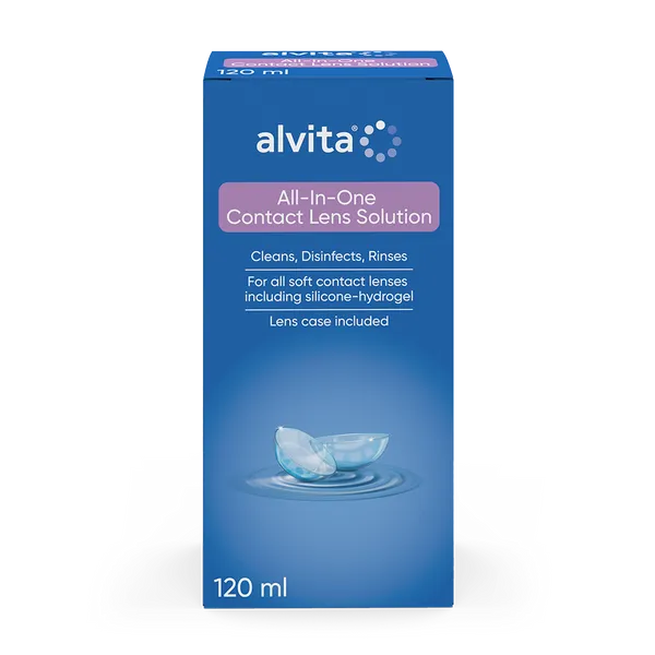 Alvita All-In-One Contact Lens Solution 120ml