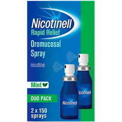 Nicotinell Rapid Relief Mint 1mg Nicotine Mouth Spray Duo