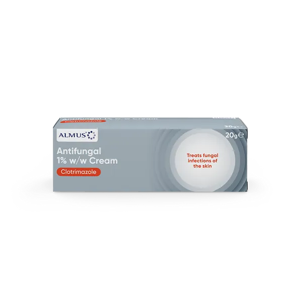 Almus Antifungal Clotrimazole 1% w/w Cream 20g