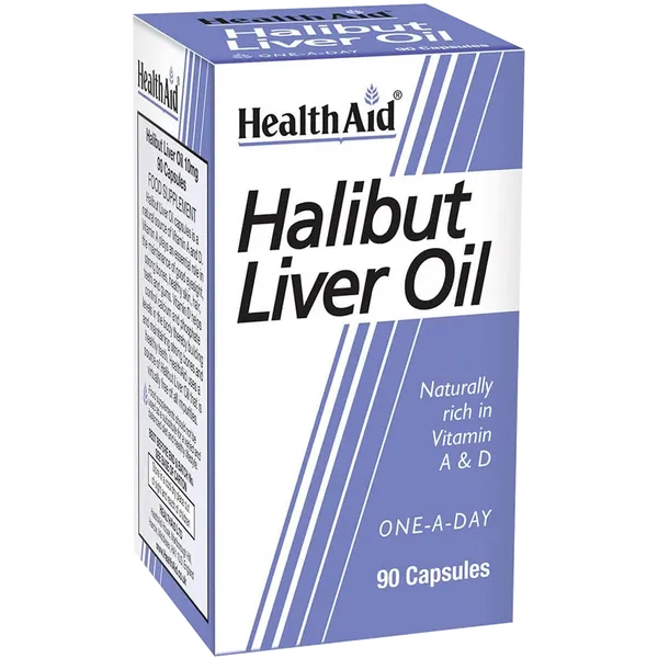 HealthAid Halibut Liver Oil Capsules Pack of 90