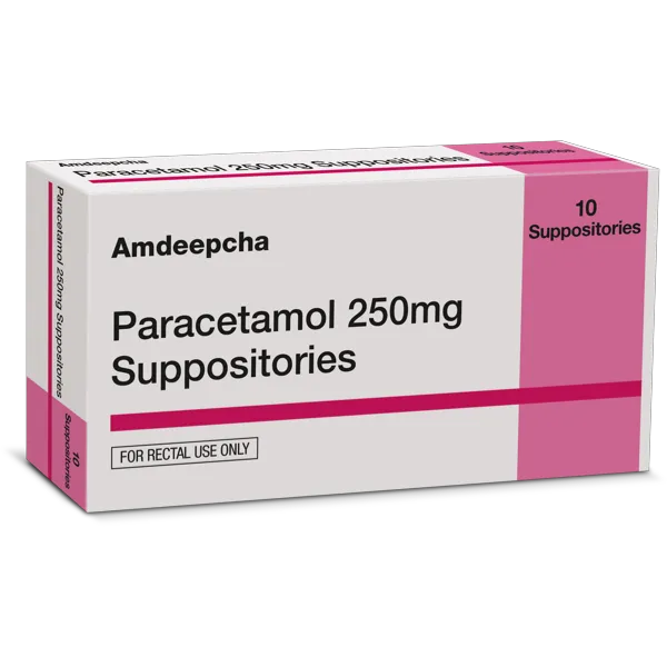 Paracetamol 250mg Suppositories Pack of 10