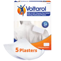 Voltarol Medicated Plaster 140mg One a Day Pack of 5